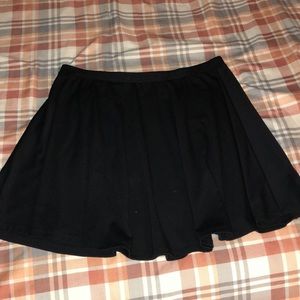 Black skater skirt